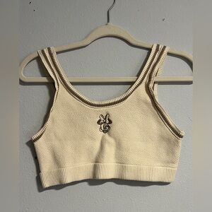 Disney Cream Knit Crop Top